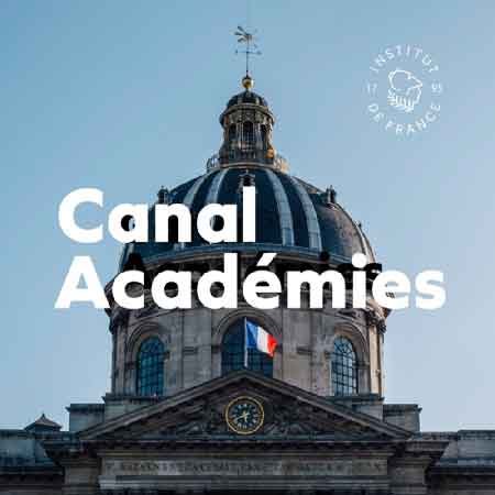 Illustration du podcast "canal académies" avec la représentation d'un monument français.